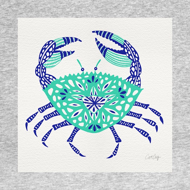 Turquoise Crab by CatCoq